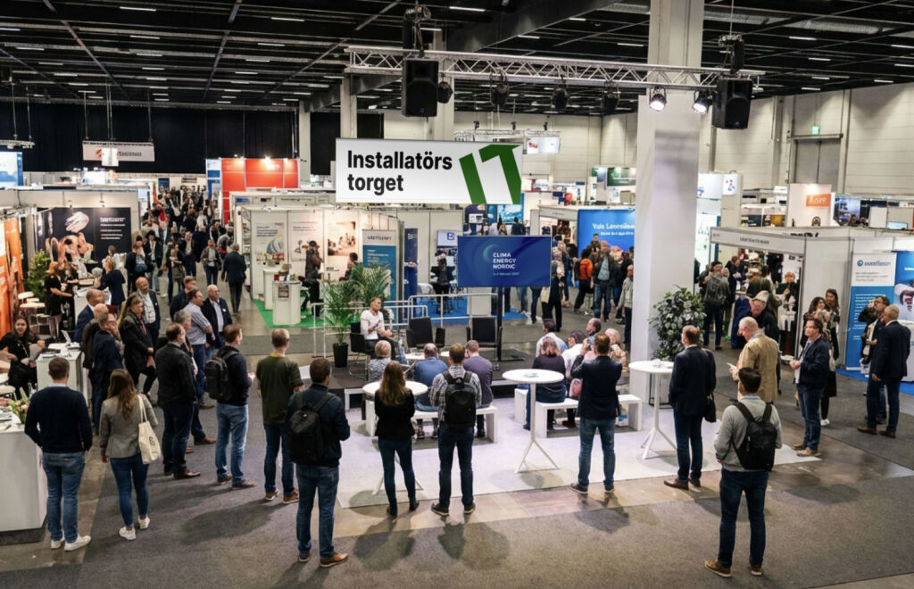 Customer projects in focus at Installatörstorget at Clima Energy Nordic